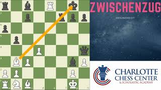 Intermediate Chess Lessons Zwischenzug [upl. by Kramnhoj784]