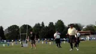 Buddy Hull Caber Toss Chicago Illinois [upl. by Arriec861]