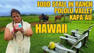 Maui Hawaii Pololu valley Historic Kapaau amp Food Stall at Ranch [upl. by Abijah591]