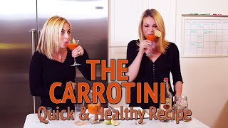 Foodtrainers Fall Cocktail The Carrotini  A Quick amp Easy Recipe for a Delicious Martini [upl. by Steck334]