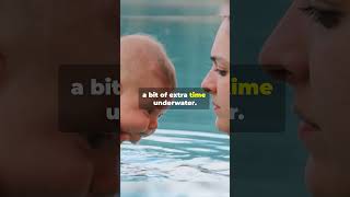 Babies Are Able To Survive Longer Underwater Than AdultsKids facts baby swim [upl. by Suilenrac]