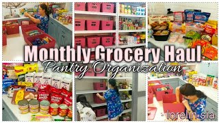 Monthly Grocery Haul  Pantry Organization  Pantry TourOrganize with Me  Lorelin Sia [upl. by Lilybelle400]