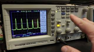 Oscilloscope Acting Up TimeDiv Rotary Encoder Fault GW instek GDS2102 [upl. by Donalt]