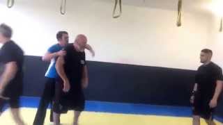 Krav Maga pressure test  Ricky Manetta [upl. by Dnalevets]