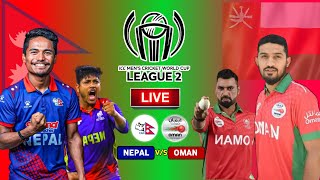 Nepal vs Oman 2nd Odi Match Highlights 2024  Nep vs Can today Match Highlights [upl. by Ydnim169]