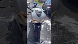 White DUCATI PANIGALE 959 AKRAPOVIČ Exhaust Sound🔥ducati panigale 959 exhaustsound shorts [upl. by Terrej]