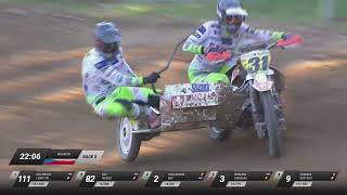 World Sidecarcross Championship GP Kramolin RACE 1 [upl. by Nosyd]