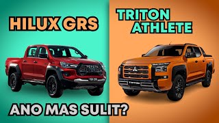 HILUX GRS 2024 vs TRITON ATHLETE 2024 [upl. by Niletak308]