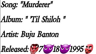 Buju Banton  Murderer Lyrics [upl. by Boles]