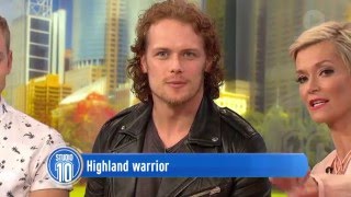 Outlander Star Sam Heughan  Studio 10 [upl. by Yrojram]