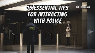 15 MUSTKNOW Police Interaction Tips [upl. by Nesbitt820]