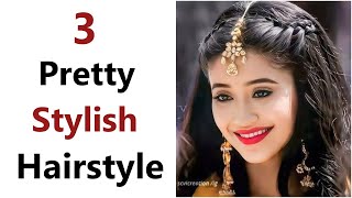 3 Pretty amp Stylish hairstyle  Easy hairstyle  hairstyle for girls New hairstyle [upl. by Iverson]