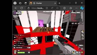 Krunker NUKE with my LOW end PC with lagging [upl. by Laenahtan]