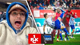 GEISTESKRANK Hertha vs Kaiserslautern Stadionvlog 🏟️ [upl. by Occir595]