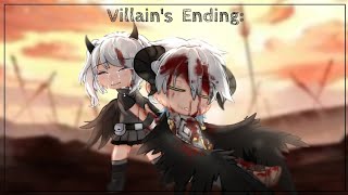 The Heroes Ending And The Villains Ending Gacha Club Not Ori [upl. by Noryk584]