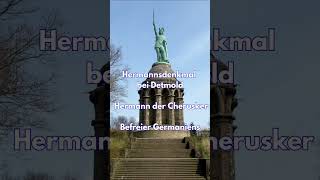 Hermansdenkmal denkmal germanien detmold hermansdenkmal deutschland deutsch national nation [upl. by Trebuh893]