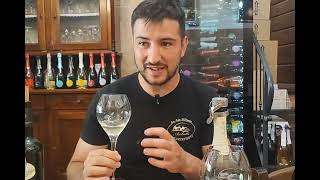 Degustazione di Franciacorta Chardonnay Zero millesimato 2019 ilmangiawebMatteo Archetti [upl. by Dielle160]