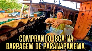 indo comprar iscas vivas com dona Geovana na barragem de Paranapanema [upl. by Lalat200]