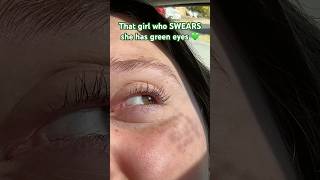 And she legit just has brown eyes 🤦‍♀️ funny relatable comedy trending viral meme humor [upl. by Ehudd]