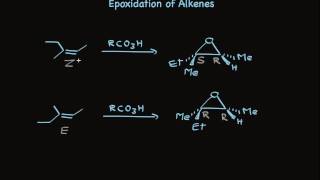 Epoxidation of Alkenes [upl. by Nagle]