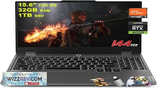 Lenovo LOQ Gaming Laptop 156quot FHD IPS 144Hz 100 sRGB GSYNC AMD Review [upl. by Atiuqa]