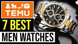 7 Best Watches for Men on Temu Affordable [upl. by Relyuc619]