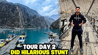 Naran To Hunza  Hotel Rent  Attabad Lake  Stunt ky chakkar mai Jan sy Jaty jaty bacha hn 😭😰 [upl. by Frydman596]