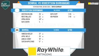 Bowral Vs Robertson Burrawang [upl. by Aneeh]