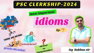 IDIOMS amp PHRASES EP 9 englishvocabulary pscwbcs sscchsl cgl sscgd psc synonyms antonyms [upl. by Adnoloy]