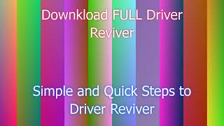 How To Download amp Install Driver Reviver On PC [upl. by Goldberg]