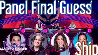 Panels Final Guesses on Ship  The Masked Singer USA Season 12 Ep 3 [upl. by Pulling]