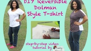 DIY Dolman Style Tshirt Beginner Project amp Giveaway [upl. by Seligmann]