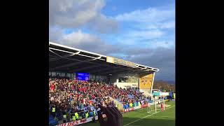 Shrewsbury vs Walsall Away fans fight each other [upl. by Bambie]