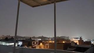 TORRENCIALES LLUVIAS CON TRUENOS Y RELAMPAGOS EN CHICLAYO LAMBAYEQUE  6 50 P M  DOM 12 DE MAR 23 [upl. by Rabaj]