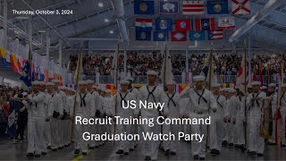 US Navy Recruit Training Command Graduation Ceremony on Thursday October 3 2024 [upl. by Lyris]