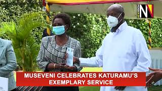 Museveni celebrates Katuramu’s exemplary service [upl. by Enomyar]