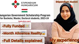 Stipendium Hungaricum Scholarship 20242025 Apply now ‼️ [upl. by Enelaehs552]