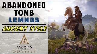 Abandoned Tomb Lemnos  Loot Treasure amp Ancient Stele Location  ASSASSINquotS CREED ODYSSEY [upl. by Omero485]