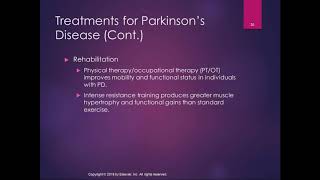 Chapter 16 Lecture Part 3 Basal Ganglia Hypokinetic Disorders [upl. by Purpura]