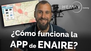 ¿Cómo funciona la APP de ENAIRE drones Tutorial [upl. by Hartzke131]