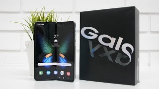 Samsung Galaxy Fold Unboxing amp Overview Indian Unit Foldable Smartphone [upl. by Aihcela]