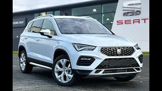 Brand New SEAT Ateca XPERIENCE 15TSI 150 DSG Euro 6 in Nevada White  SEATCupra Crewe [upl. by Sheets]