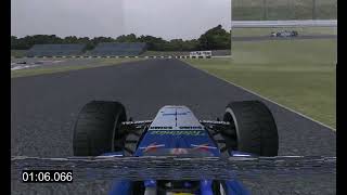 F1 Challenge 9902 Onboard  TV Cams  1999 Minardi M01 at Suzuka International Circuit [upl. by Yhprum568]