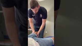 KNEE DISTRACTION HVLA MANIPULATION kneepain sprains [upl. by Freed]