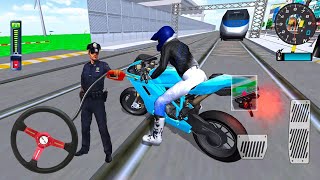 ✅3D Driving Class Simulator Bullet Train Vs Motorbike Bike Driving Game  Android Gameplay [upl. by Sig]