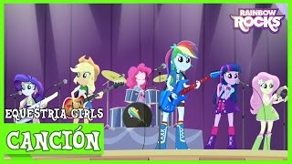 ¡A Bailar  MLP Equestria Girls  Rainbow Rocks Español Latino [upl. by Fanchette546]