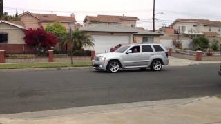 2wd jeep srt8 burnout [upl. by Ttenaej]