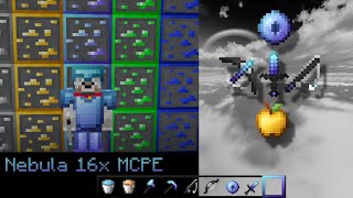 Nebula 16x  256x pack showcase MCPE [upl. by Carmena121]