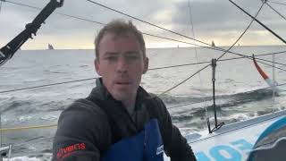 Première vidéo du bord  IMOCA Thomas Ruyant VendéeGlobe [upl. by Ynaoj]