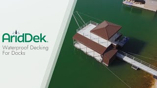 Waterproof Decking For Docks [upl. by Dilaw]